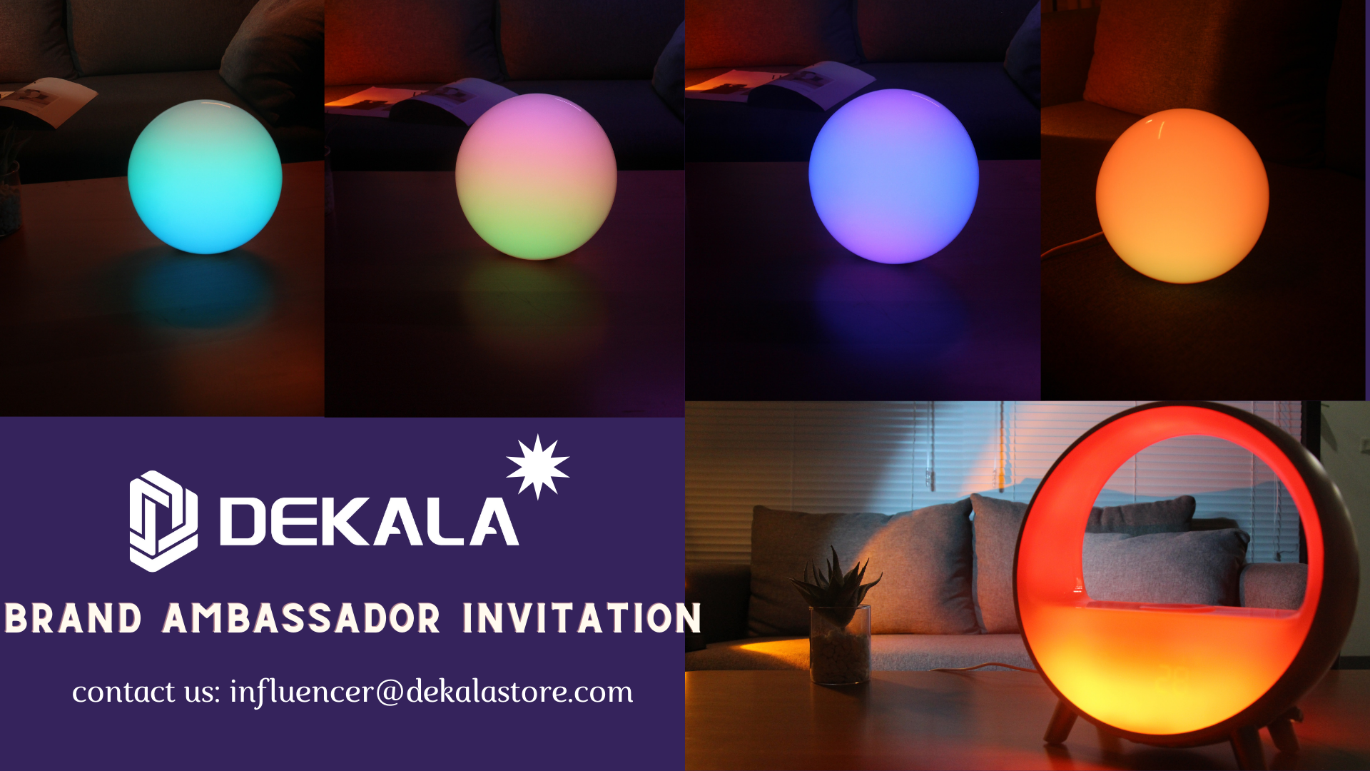 dekala ambient lights, smart lamp