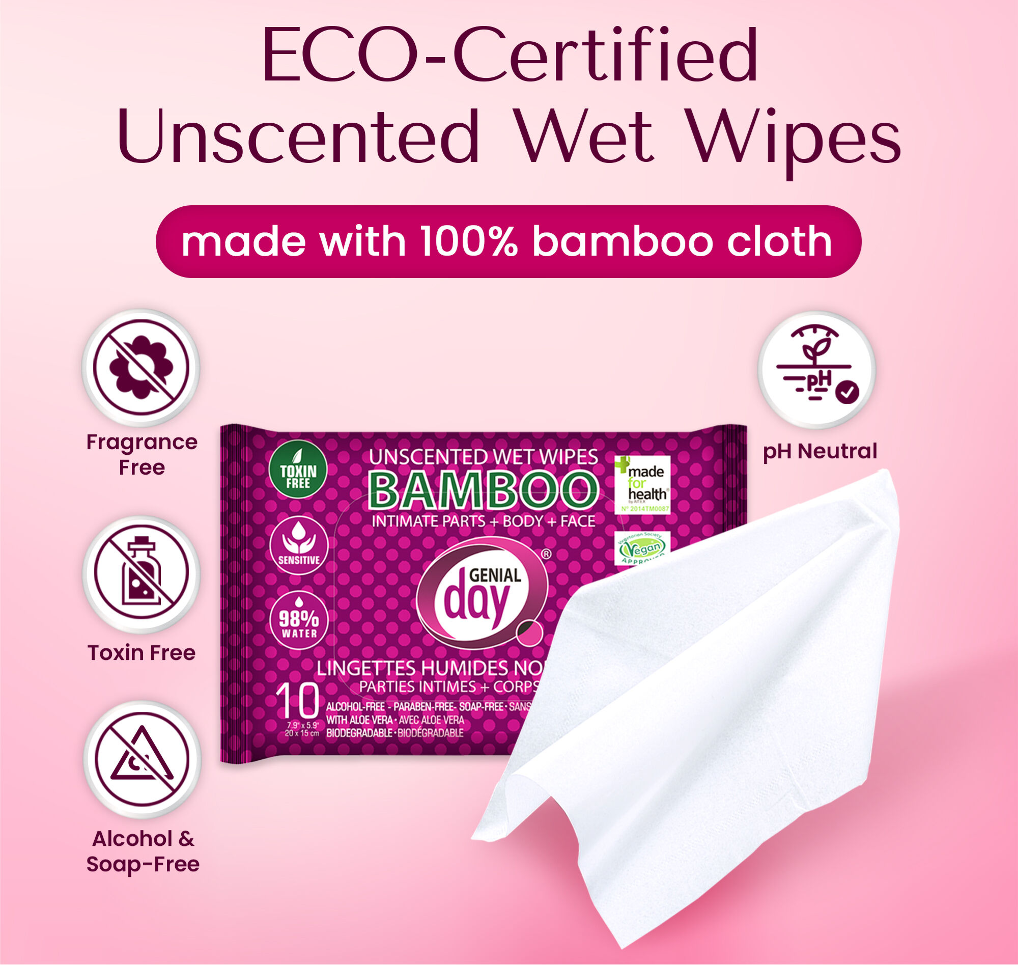 Genial Day Wet Wipes